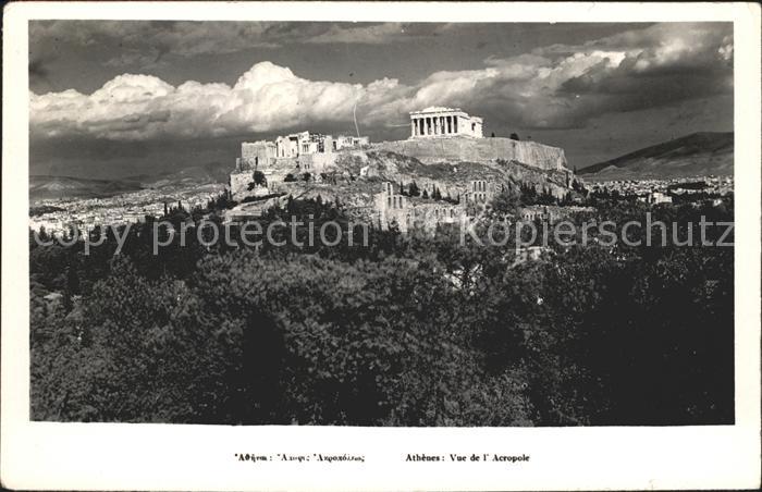 Athenes Athen Acropole Akropolis