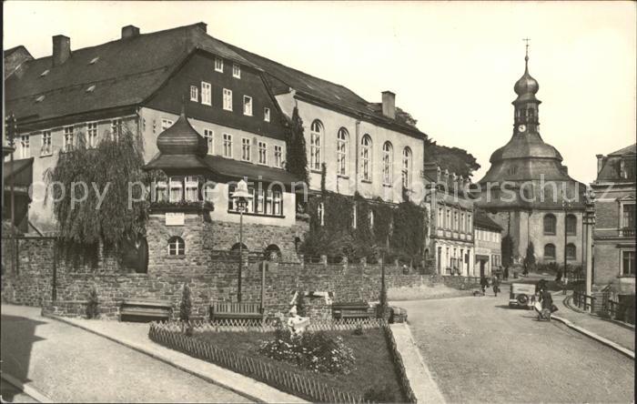 Klingenthal Vogtland Schloss mit Kirche
