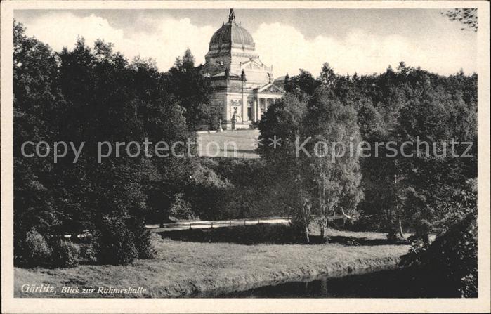 Goerlitz Sachsen Blick zur Ruhmeshalle