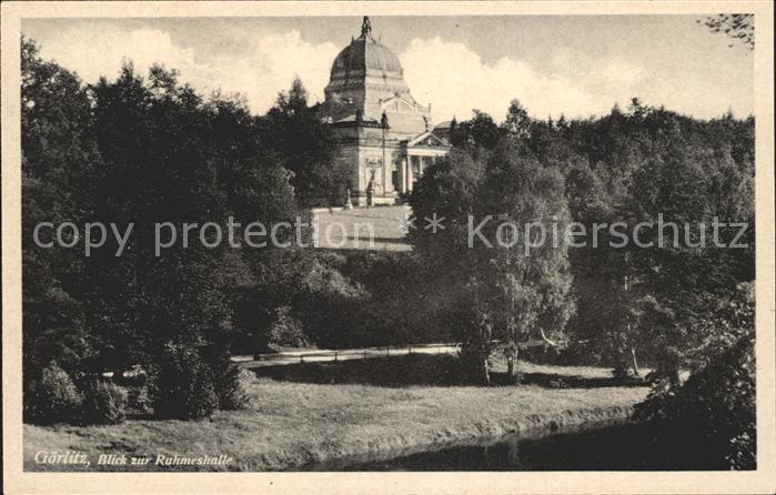 Goerlitz Sachsen Blick zur Ruhmeshalle