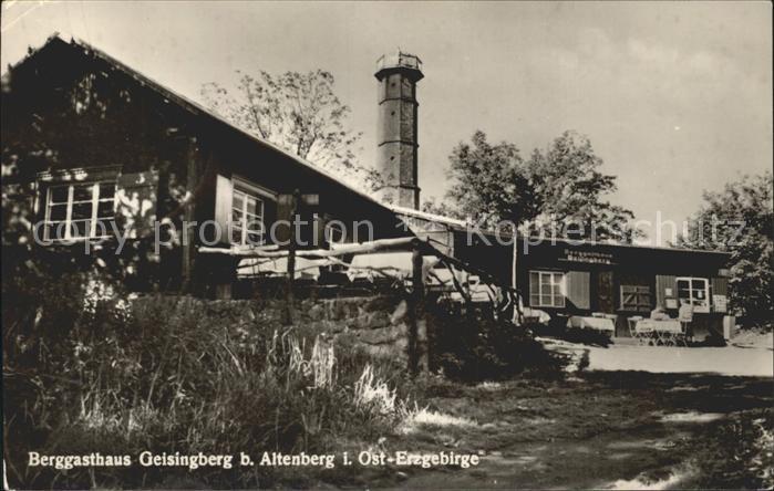 Altenberg Erzgebirge Berggasthaus Geisingberg Aussichtsturm