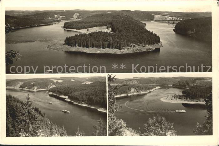 Bleilochtalsperre Saale Stausee