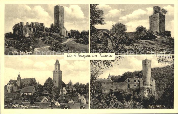 Kronberg Taunus Die 4 Burgen im Taunus