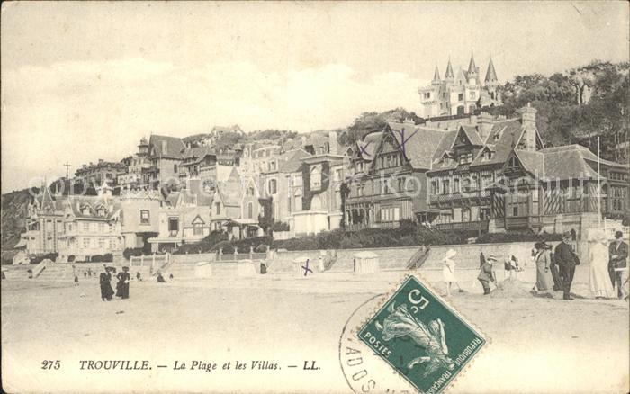 Trouville-sur-Mer La Plage et les Villas