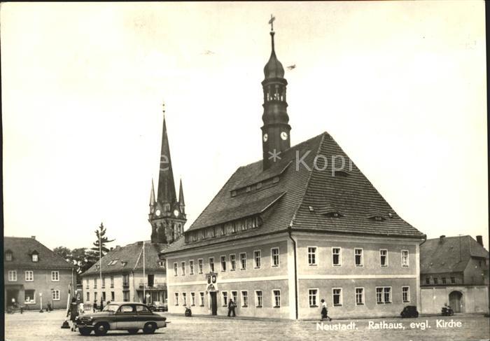 Neustadt Sachsen Rathaus Evangelische Kirche