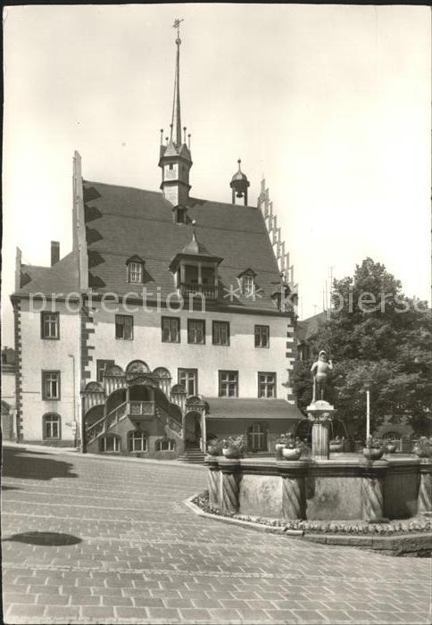 Poessneck Rathaus 15. Jhdt. Brunnen