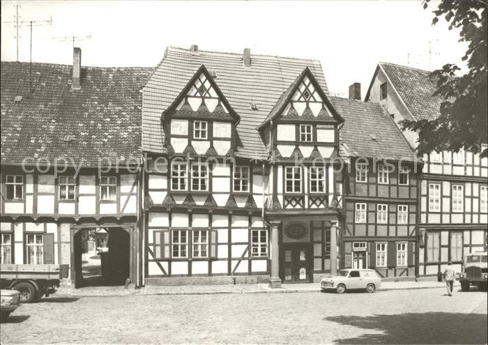 Quedlinburg Harz Klopstockhaus Dichter Klopstock Fachwerkhaus