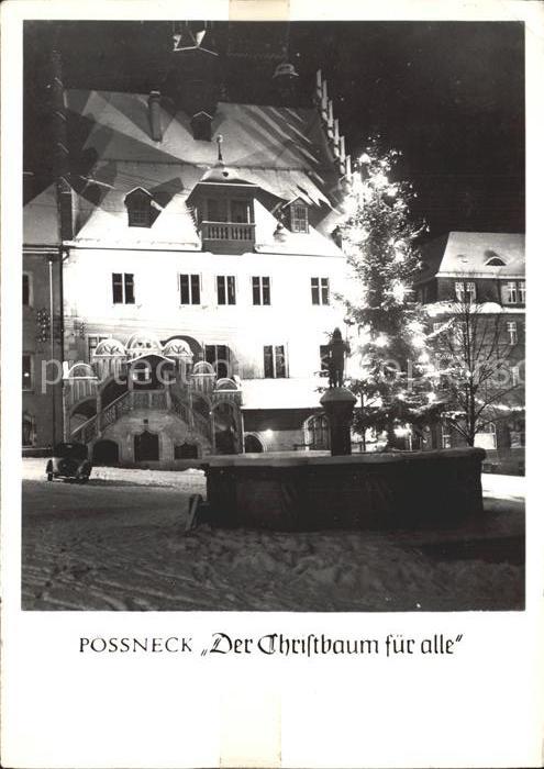 Poessneck Christbaum Weihnachtszeit