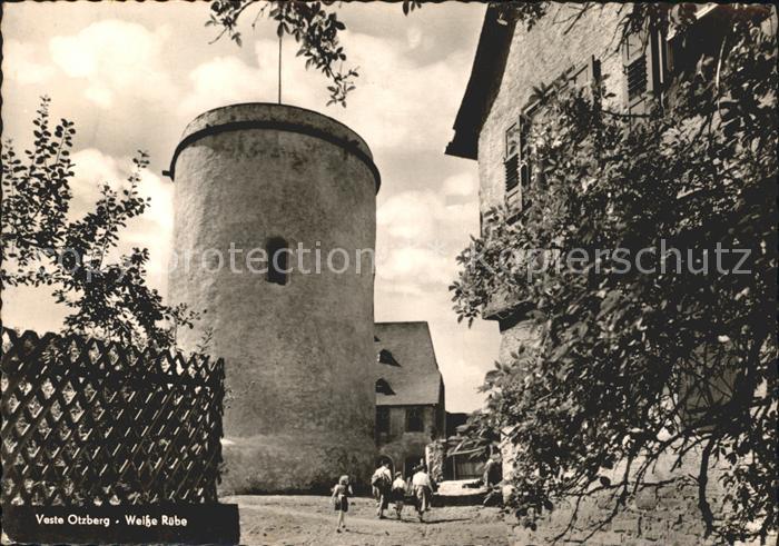 Otzberg Odenwald Veste Weisse Ruebe Turm