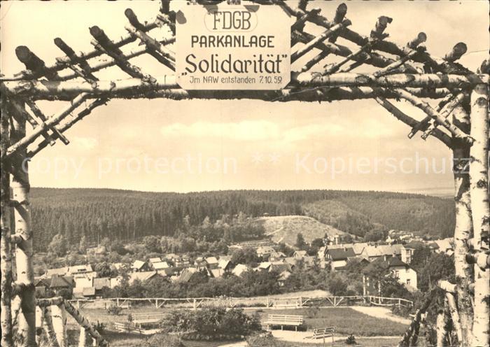 Finsterbergen FDGB Parkanlage Solidaritaet