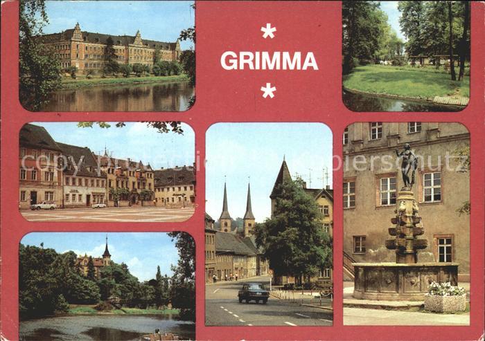 Grimma Oberschule Markt Gattersburg Leipziger Strasse Philipp Mueller Park Brunn