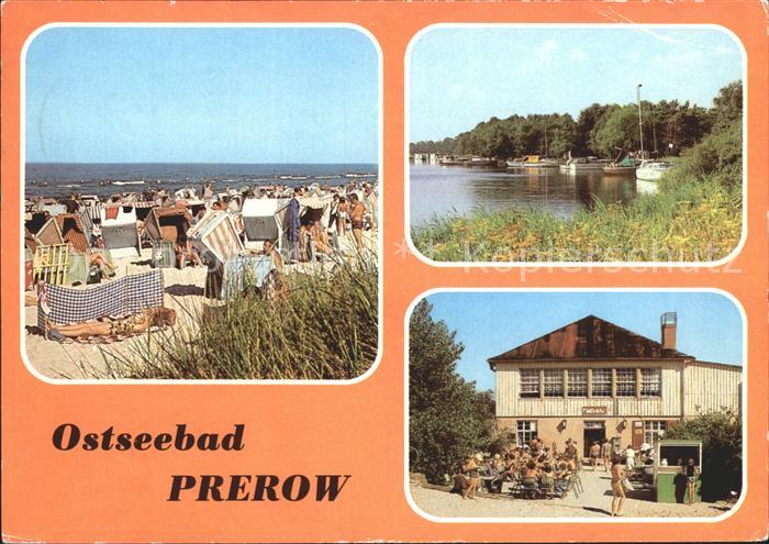 Prerow Ostseebad Strand Seglerhafen HO Milchbar am Duenenhaus