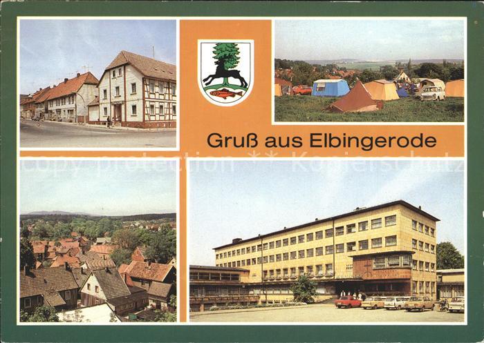Elbingerode Harz Rathaus Zeltplatz Diakonissenmutterhaus Neuvandsburg Wappen