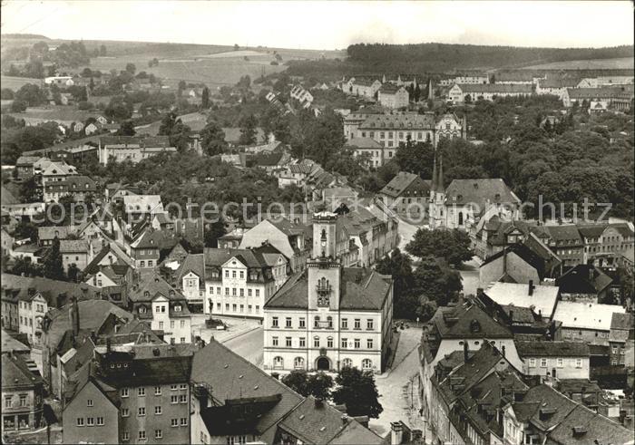 Schneeberg Erzgebirge Bergstadt Blick vom Turm der St Wolfgangskirche