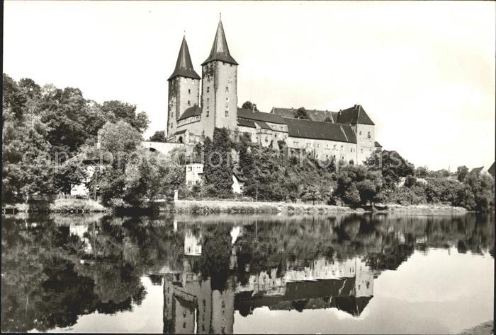 Rochlitz Sachsen Schloss mit Mulde