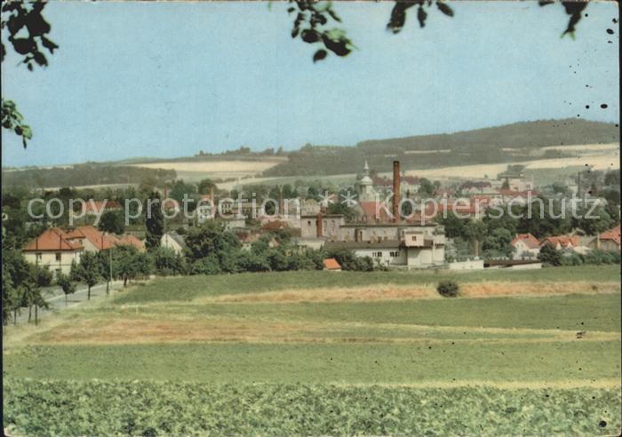 Pulsnitz Sachsen Panorama Blick vom Eierberg