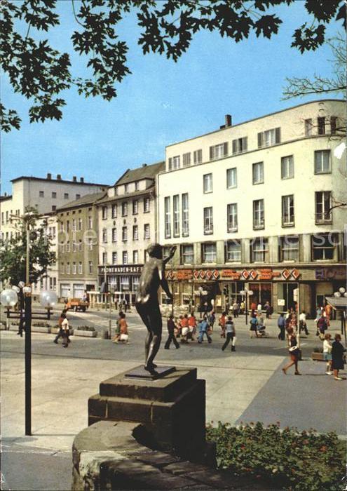 Halle Saale Hansering Haus der Presse Skulptur