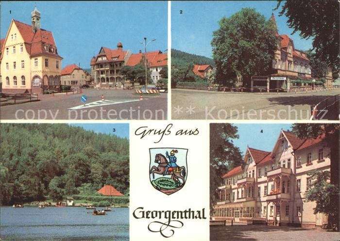Georgenthal FDGB Heim Cafe Hammerteich Kurhotel Wappen