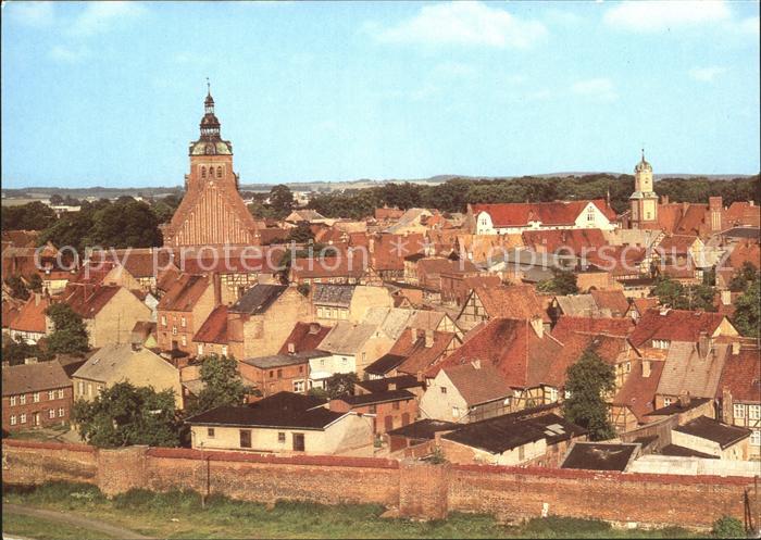Wittstock Blick ueber die Altstadt