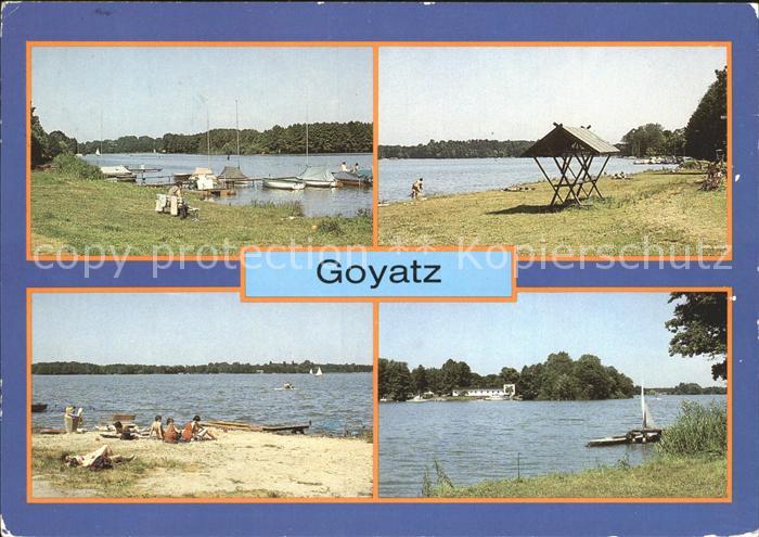 Goyatz Schwielochsee Strand Bootssteg