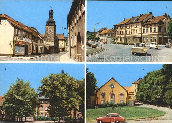 Ballenstedt Oberturm Rudolf Breitscheid Platz Rathaus Markt Goetheplatz Schloss