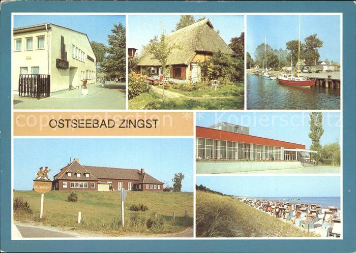 Zingst Ostseebad FDGB Urlauberrestaurant Hafen Kurhaus FDGB Ferienheim Strand