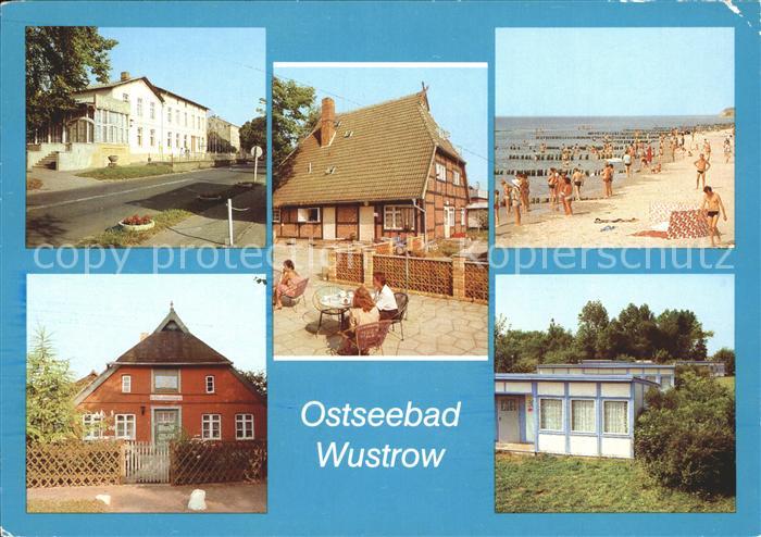 Wustrow Ostseebad FDGB Ferienheim Cafe Strand Schifferwiege FDGB Urlaubersiedlun