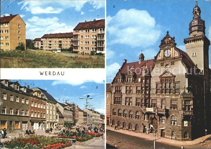 Werdau Sachsen Werdau Ost Markt Rathaus