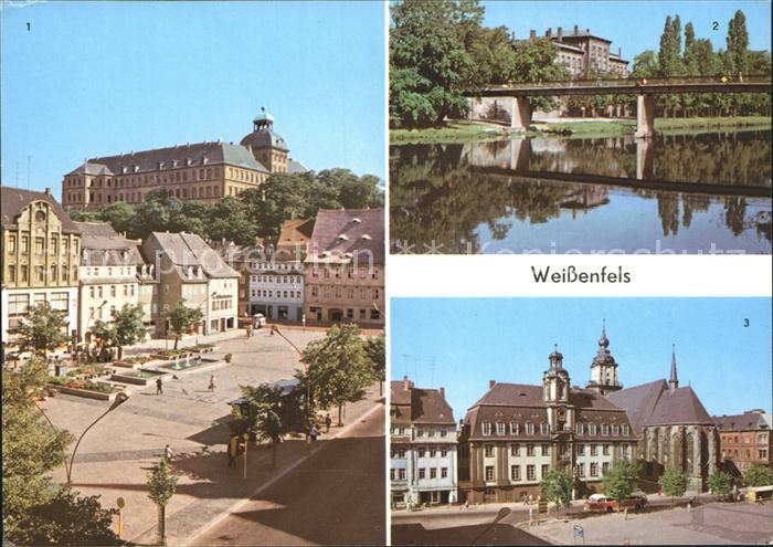 Weissenfeld Karl Marx Platz Augustusburg Bruecke Deutsch Sowjetische Freundschaf