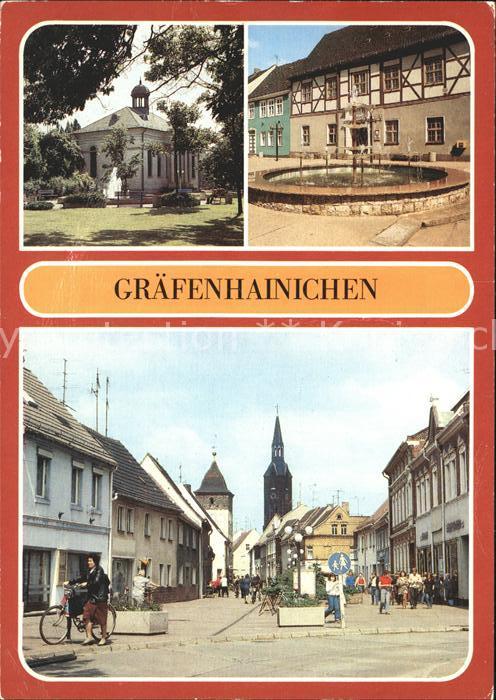 Graefenhainichen Paul Gerhardt Kapelle Springbrunnen Rathaus Boulevard