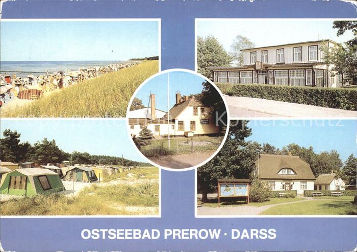 Prerow Ostseebad Strand FDGB Ferienheim Erholungsheim Campingplatz Rat der Gemei