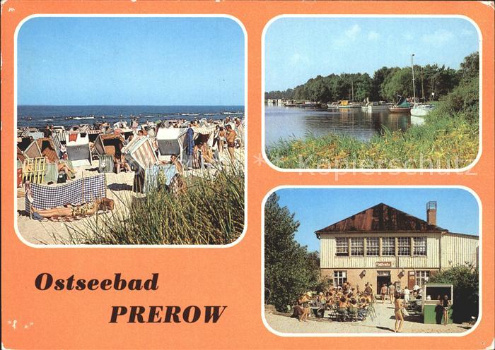 Prerow Ostseebad Strand Seglerhafen HO Milchbar am Duenenhaus