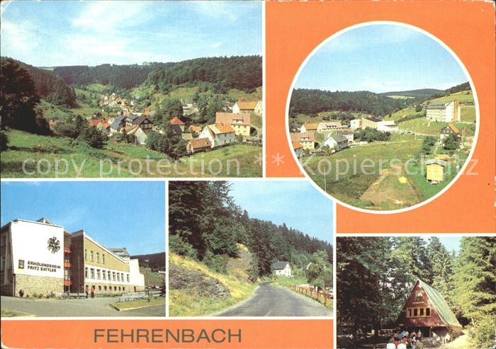 Fehrenbach Thueringer Wald Teilansichten FDGB Erholungsheim Fehrenbacher Schweiz