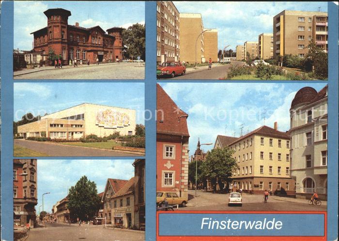 Finsterwalde Bahnhof Sporthalle Ernst Thaelmann Strasse Jahn Strasse HO Gaststae