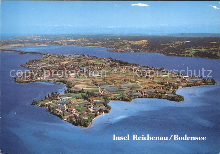 Insel Reichenau Fliegeraufnahme