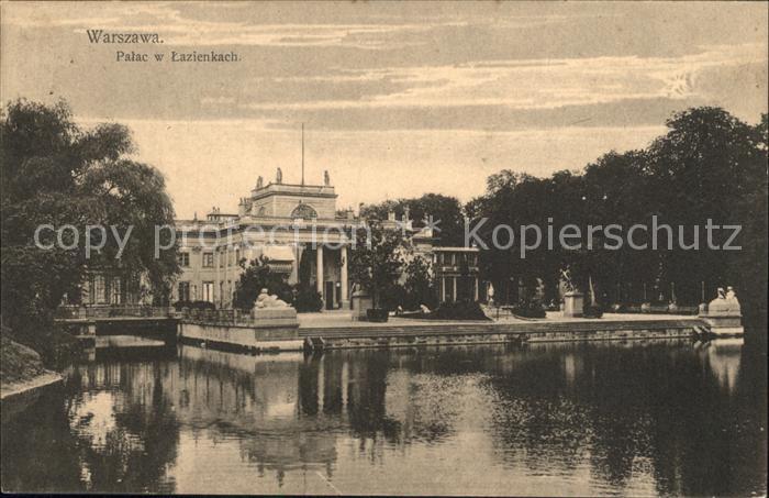 Warszawa Palac w Lazienkach