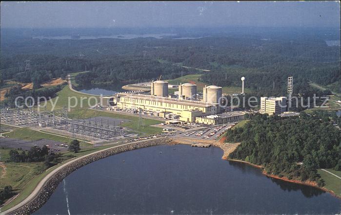 Clemson Oconee Nuclear Station Air view