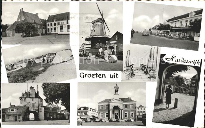 Harderwijk Orts und Teilansichten Muehle