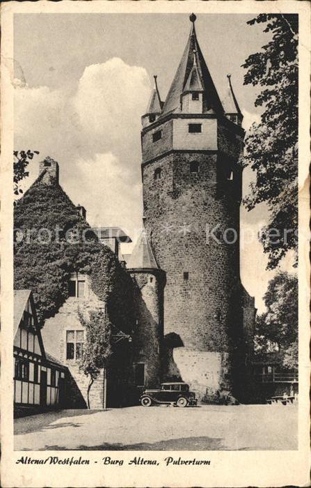 Altena Lenne Burg Altena Pulverturm