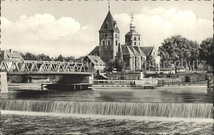 Hameln Weser Weserbr?cke und M?nster