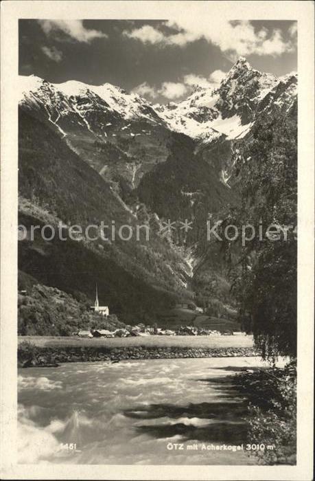 oetz Tirol mit Acherkogel
