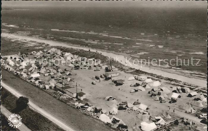 Kellenhusen Ostseebad Zeltplatz Fliegeraufnahme