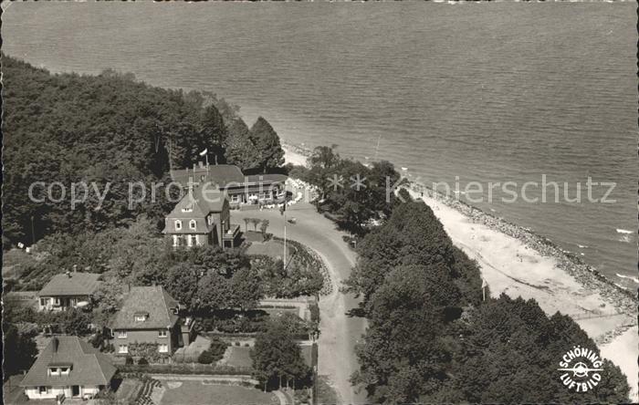 Travemuende Ostseebad Seetempel Fliegeraufnahme