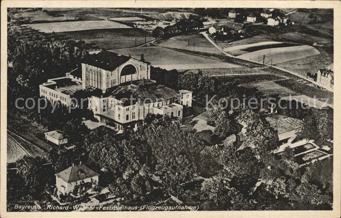 Bayreuth Richard Wagner Festspielhaus Fliegeraufnahme