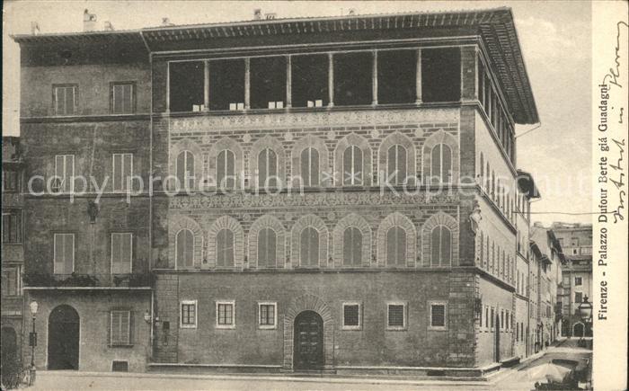 Firenze Florenz Palazzo Dufour Berte gia Guadagni