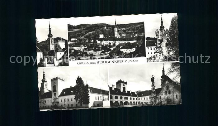 Heiligenkreuz Niederoesterreich Kirche Ortsansicht Kloster
