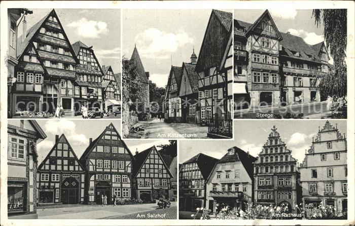 Bad Salzuflen Lange Str Am Katzenturm Steege Am Salzhof Rathaus