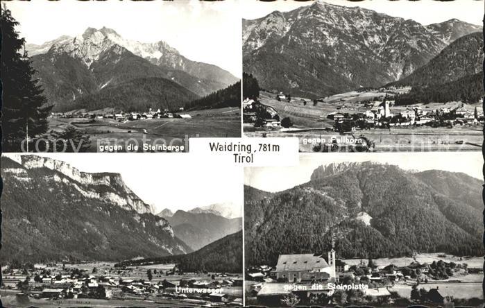 Waidring Tirol Steinberge Fellhorn Unterwasser Steinplatte