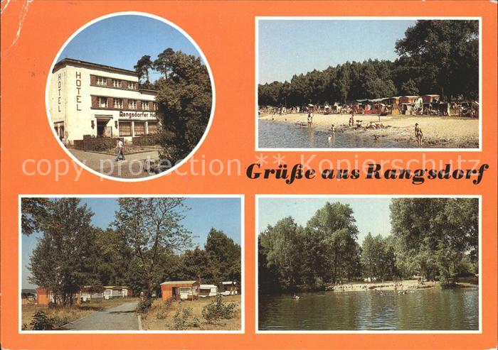 Rangsdorf Hotel Rangsdorfer Hof Strandbad Rangsdorfer See Campingplatz Am Nymphe