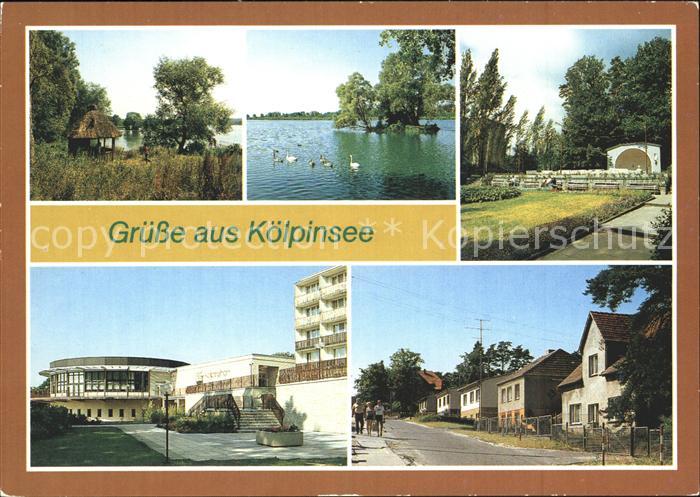 Koelpinsee Loddin Schilflaube Liebesinsel Konzertplatz FDGB Erholungsheim Koelpi